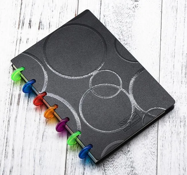 2023 New Year Colorful Printing Plastic Disc Binding Notebooks